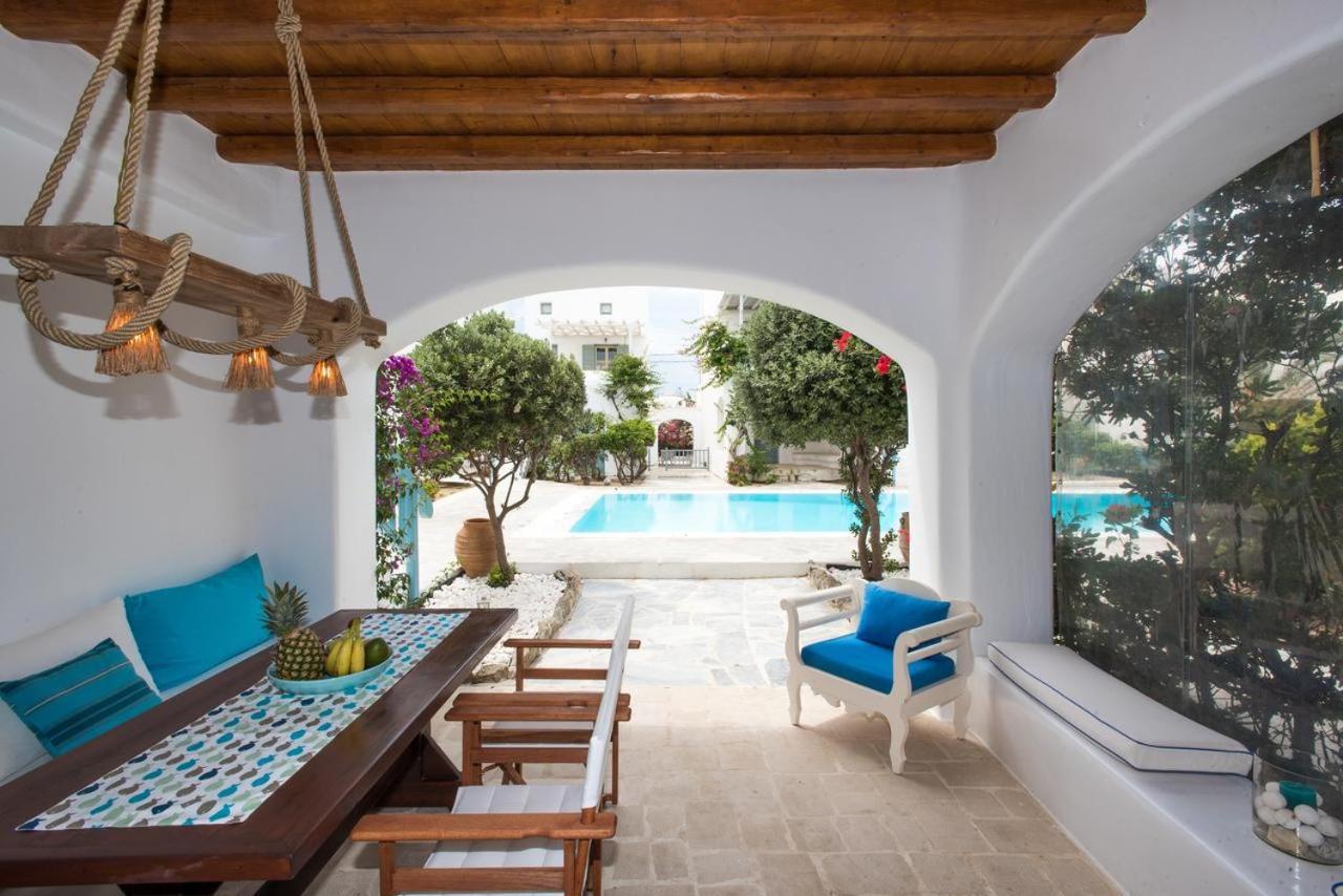 Mykonian Style W Shared Pool Houses & Nighttime Security Guard ออร์นอส ภายนอก รูปภาพ