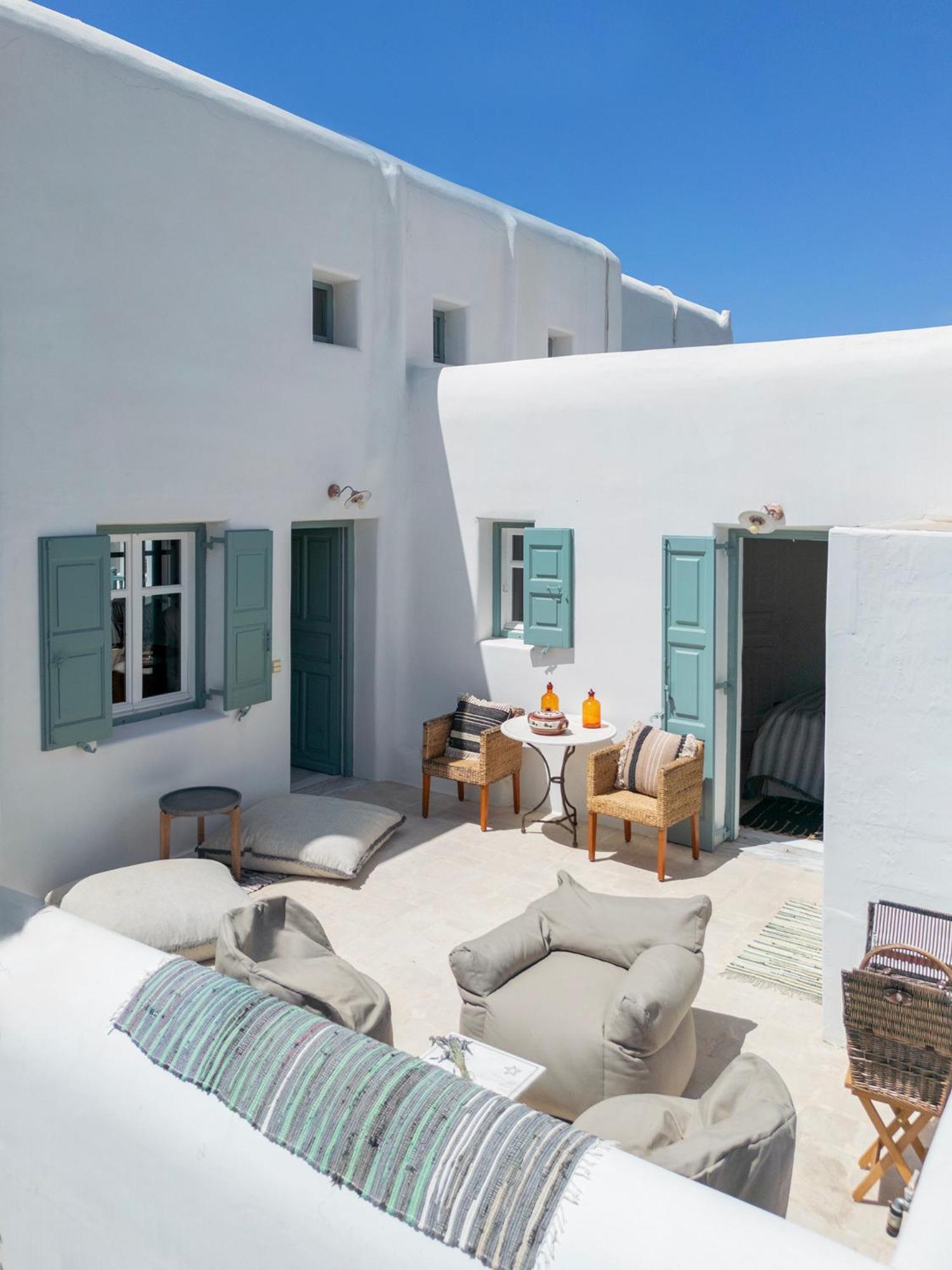 Mykonian Style W Shared Pool Houses & Nighttime Security Guard ออร์นอส ภายนอก รูปภาพ