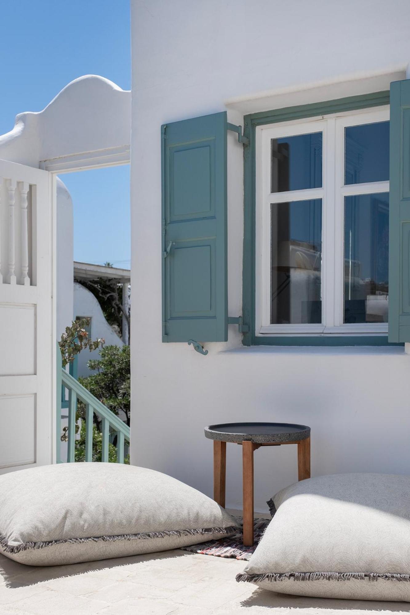 Mykonian Style W Shared Pool Houses & Nighttime Security Guard ออร์นอส ภายนอก รูปภาพ