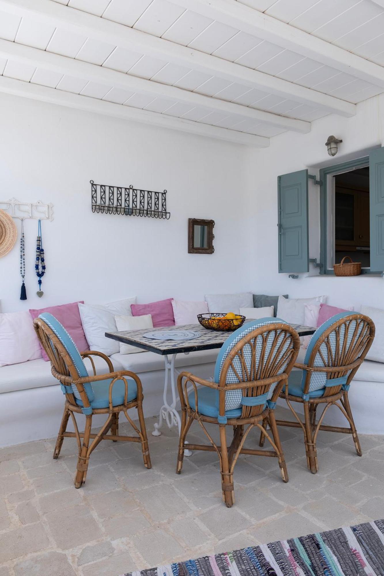 Mykonian Style W Shared Pool Houses & Nighttime Security Guard ออร์นอส ภายนอก รูปภาพ